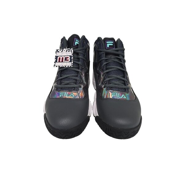 Fila Men's MB Night Walk 1BM01867 Basketball Shoe Gray Purple Size 16M - Picture 6 of 7